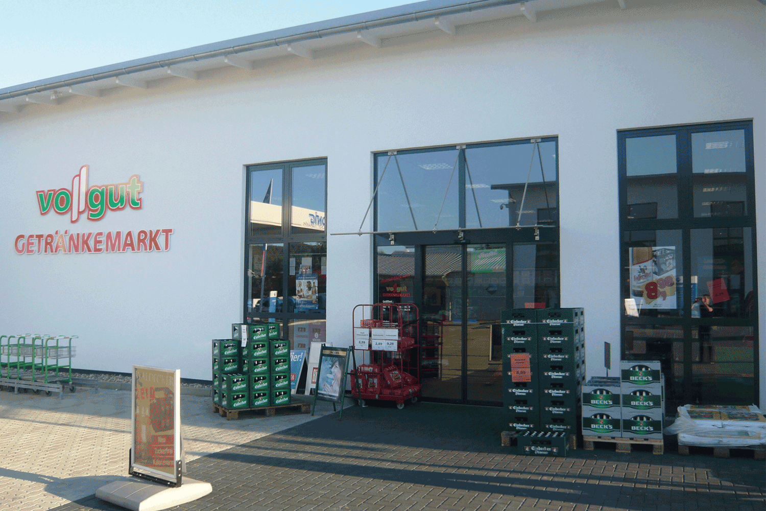 Bild 3 Vollgut Getränkemarkt