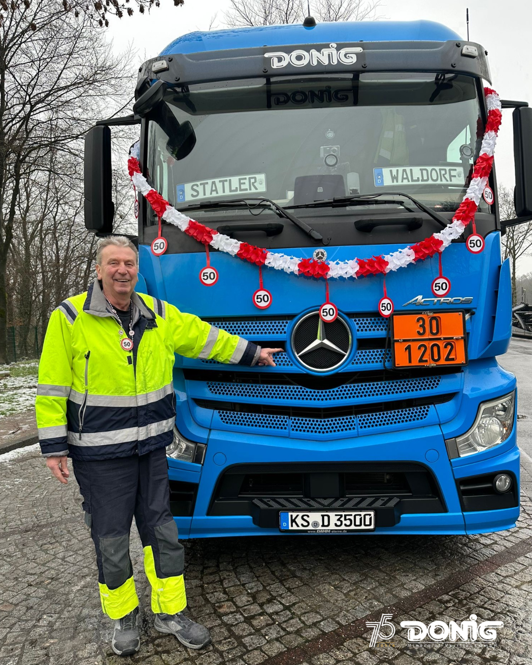 50 Jahre Erfahrung am Steuer! Helmut Schmied feiert Jubiläum!